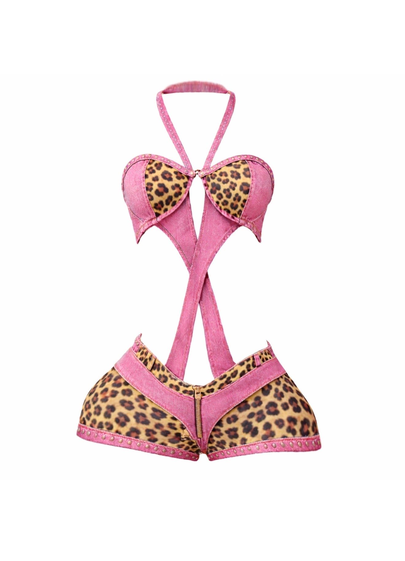 LEOPARD ROMPER