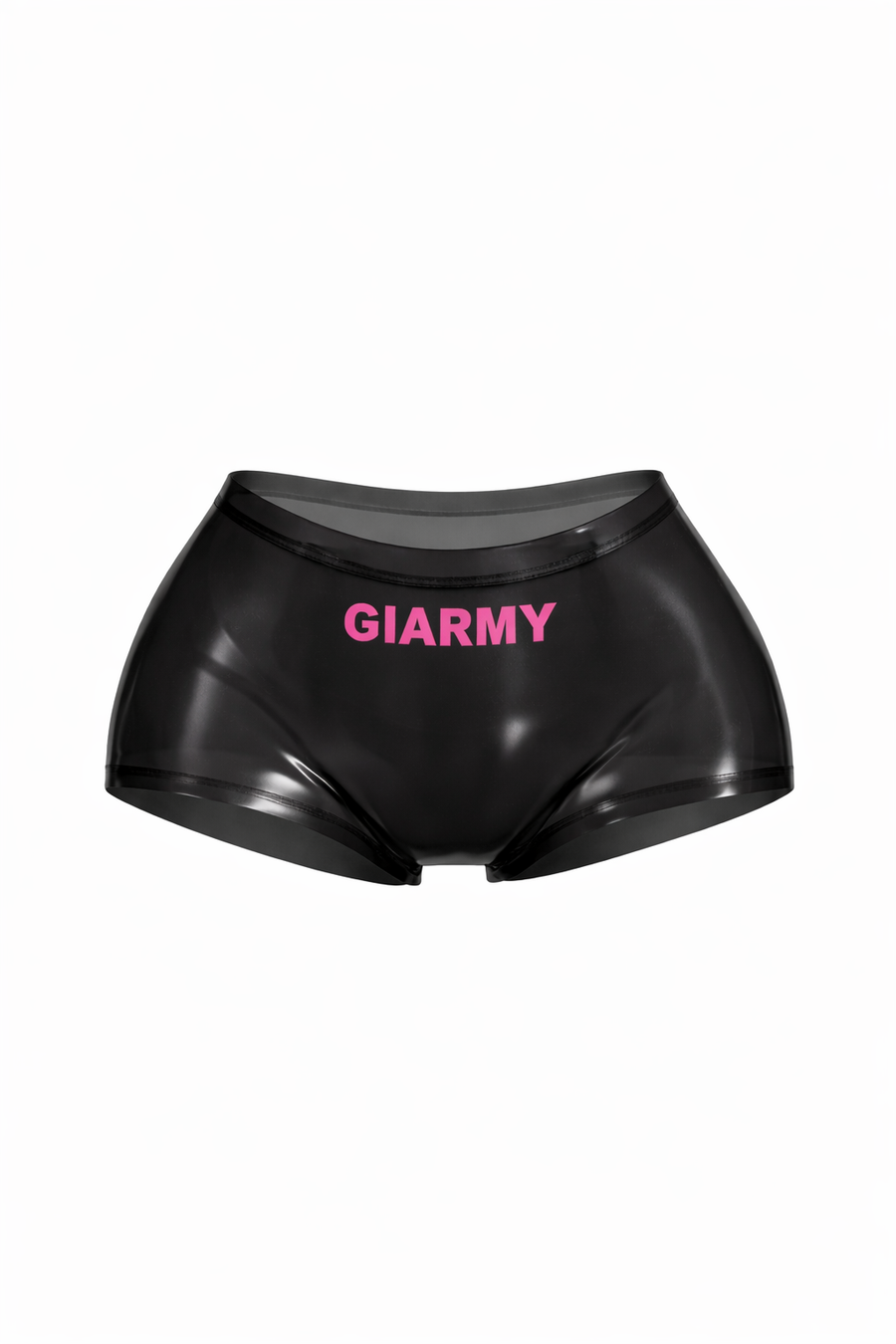 Low-Raise Negro Micro Shorts
