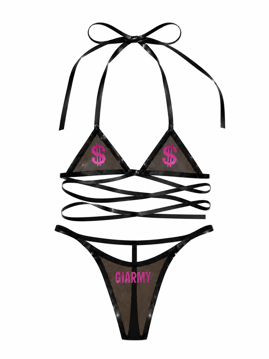 MONEY BIKINI TOP