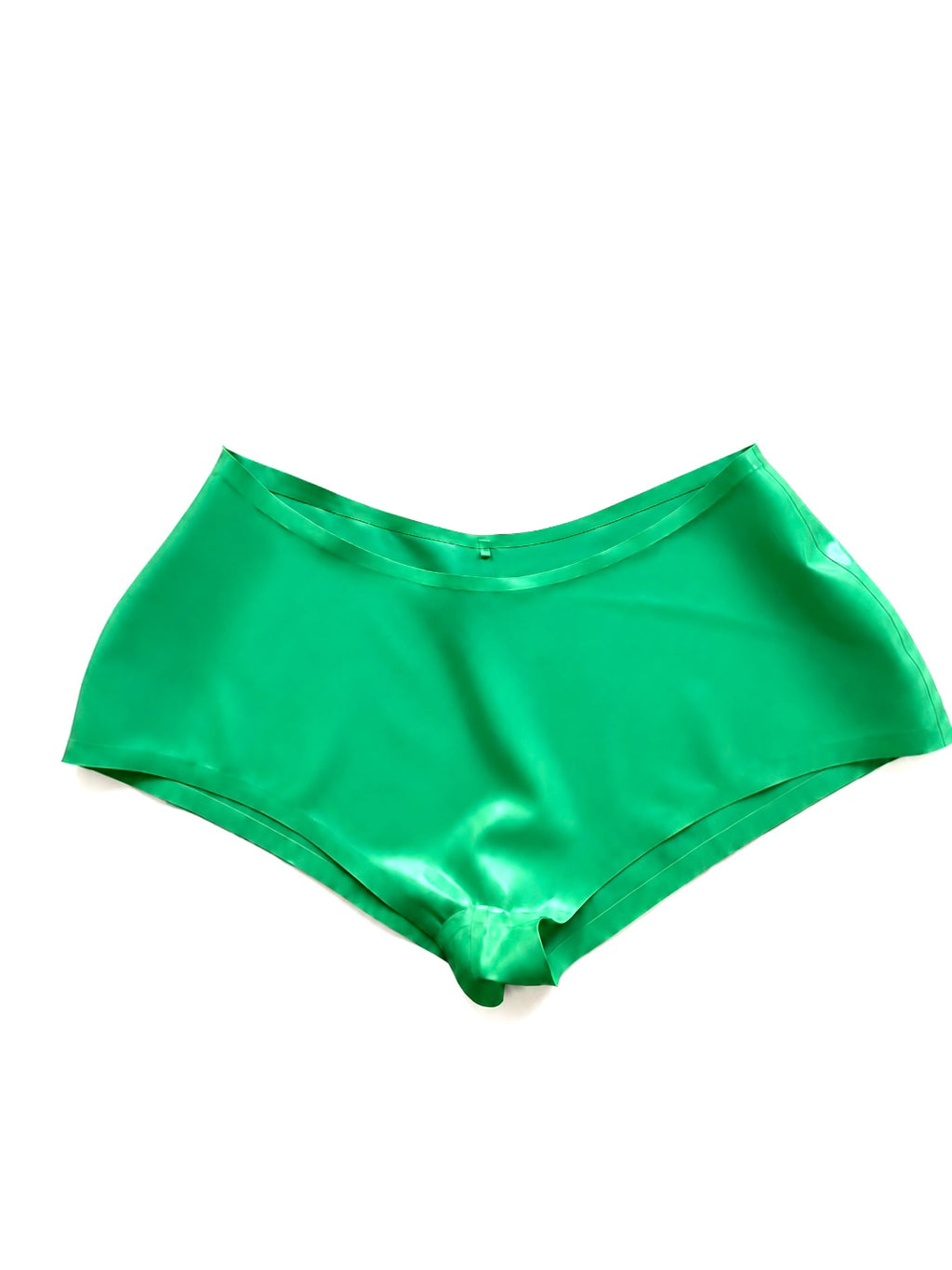 Low-Rise Verde Micro Shorts